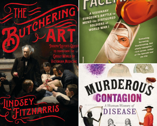 The Dark Side of Healing: Nonfiction Books on Medical Horrors cover photo collage