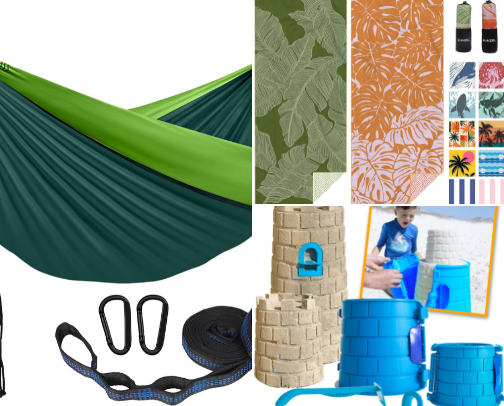 Beach Must-haves cover photo collage