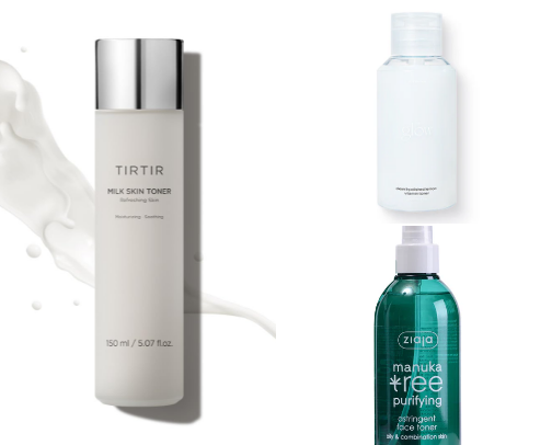 Toners for Dehydrated & Sensitive Skin cover photo collage