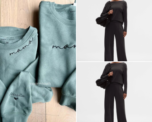 Cozy Fall & Winter Outfits for Busy Moms 🍂 Comfy, Easy, Affordable cover photo collage