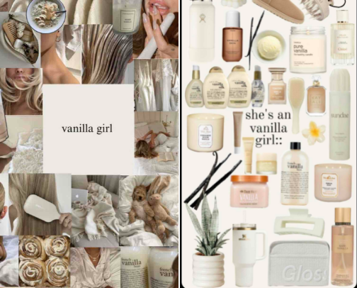 dessert smelling body care cover photo collage