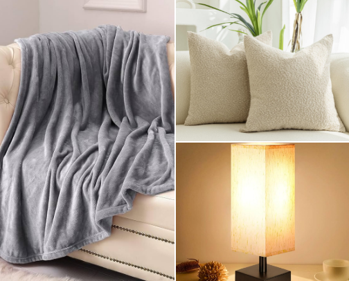 Cozy Bedroom essentials cover photo collage