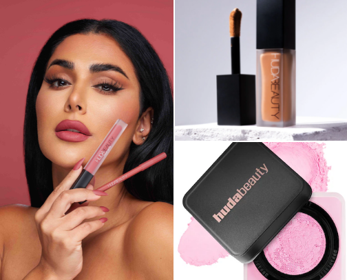 Huda beauty🫦 cover photo collage