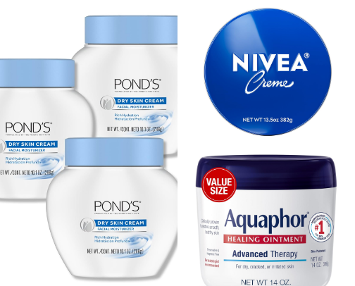 Which drugstore basics actually fix dry, cracked skin? cover photo collage