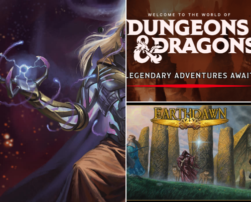 Fun games and dnd cover photo collage