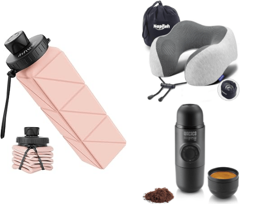 my travel essentials cover photo collage