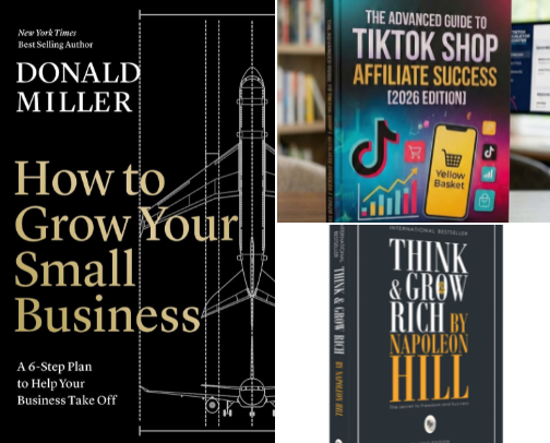Life-Changing Books for Mindset & Personal Growth cover photo collage