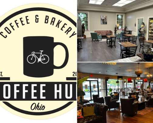 Cafes & Coffee Chats in Centerville, OH cover photo collage