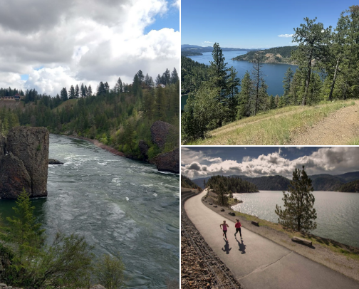 Best places to Hike North Idaho and Spokane areas cover photo collage