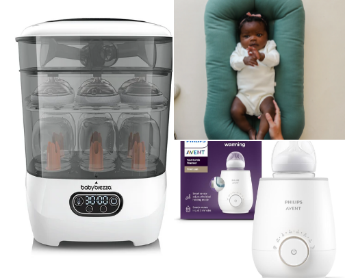 Baby essentials cover photo collage