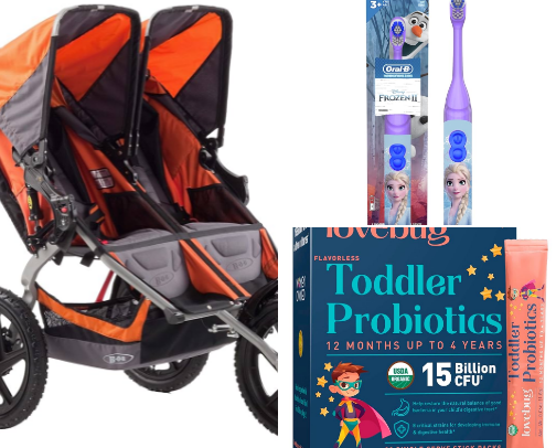 Baby + toddler items cover photo collage
