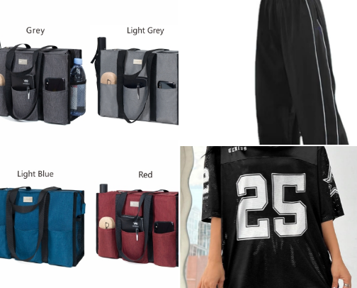 Fitness Fashion & Walking Essentials cover photo collage
