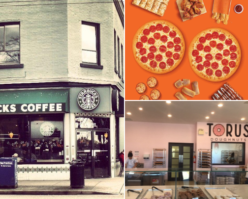 Food / restaurant cover photo collage