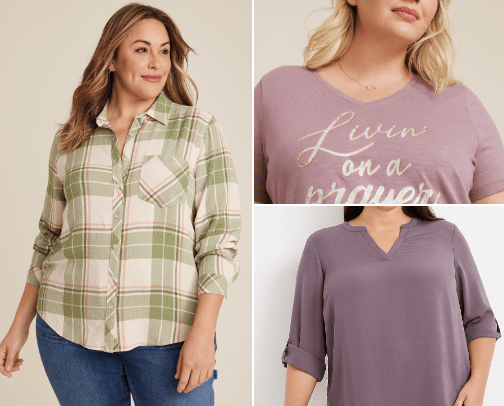 Clothes- plus size cover photo collage
