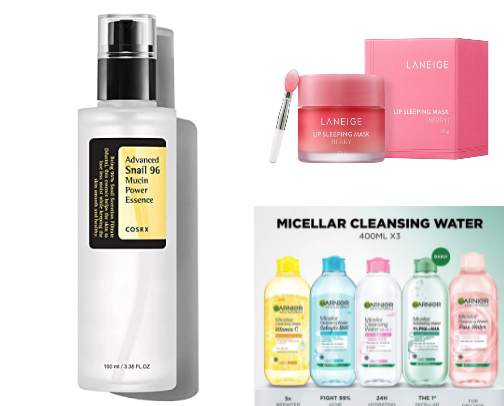 Skincare cover photo collage