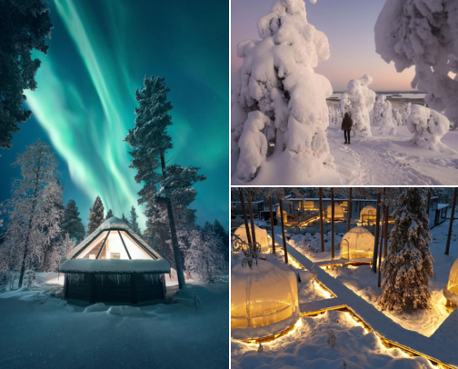 Your perfect winter in Lapland cover photo collage