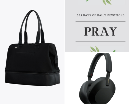 Peaceful Travel Must-Haves” – by Sherrillan cover photo collage