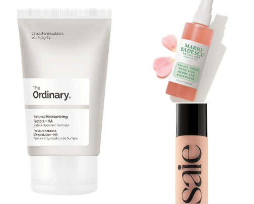 Skin care cover photo collage