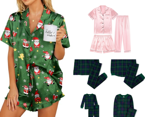 Start the tradition of giving holiday PJs and books on Thanksgiving night! Then you can enjoy all season long! Great way to kick off the holiday season! cover photo collage