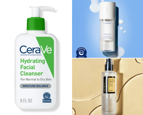 Dewy Glow Essentials for Dry & Thirsty Skin cover photo collage