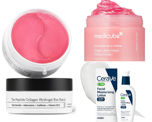 My go to products for DRY SKIN ✨ cover photo collage