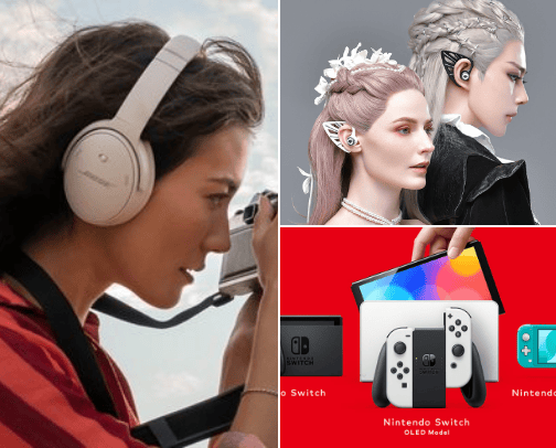 Electronics cover photo collage