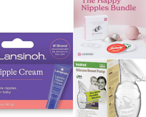 Breastfeeding Must-Haves That Saved Me 🤍 cover photo collage