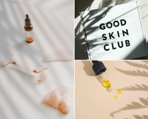 Skin Care Favorites cover photo collage