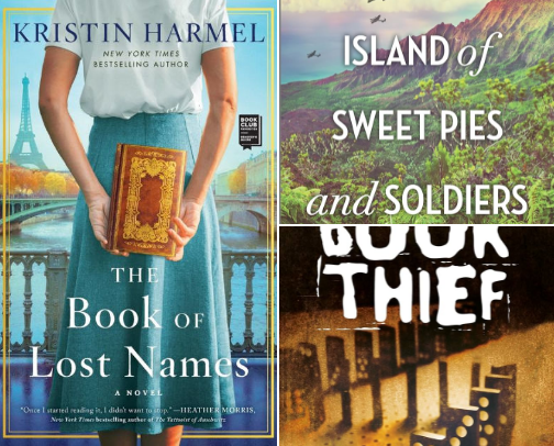 Favorite Historical Fiction cover photo collage