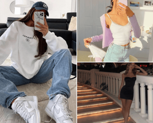 C L O T H E S cover photo collage