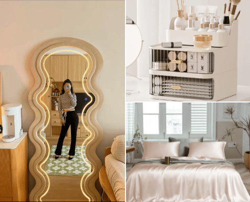 Every Girl's Bedroom Must Haves cover photo collage