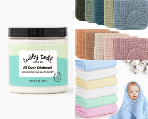 Infant must haves cover photo collage