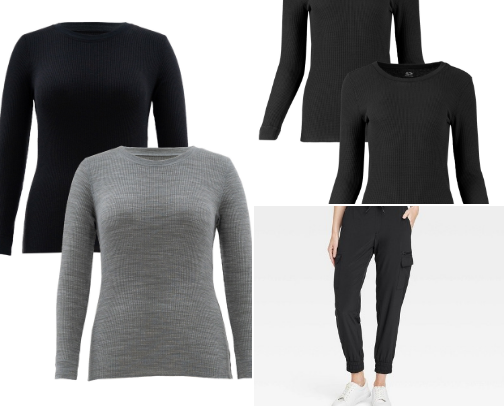 Work wear for a medical office employee cover photo collage