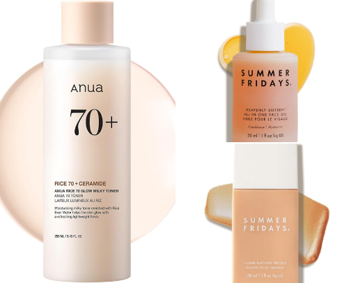 Beauty products for all skin types every day use ✨️ 😍 cover photo collage