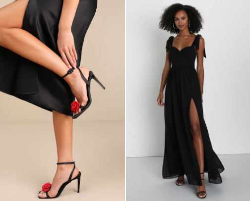 Black is always in trend cover photo collage