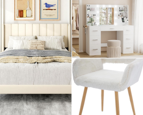 Teen girl room cover photo collage