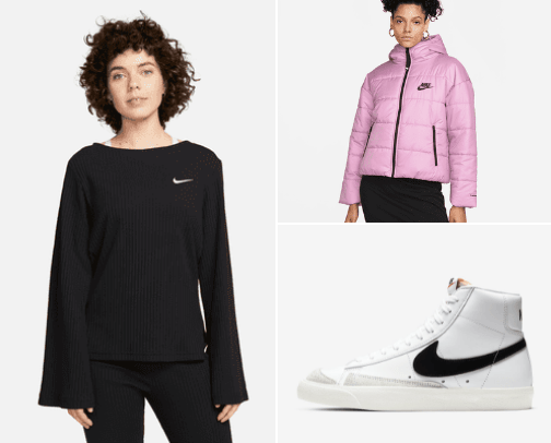 NIKE WOMAN cover photo collage