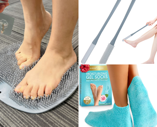 Fix your aching feet!! Easy Foot Relief Ideas! cover photo collage