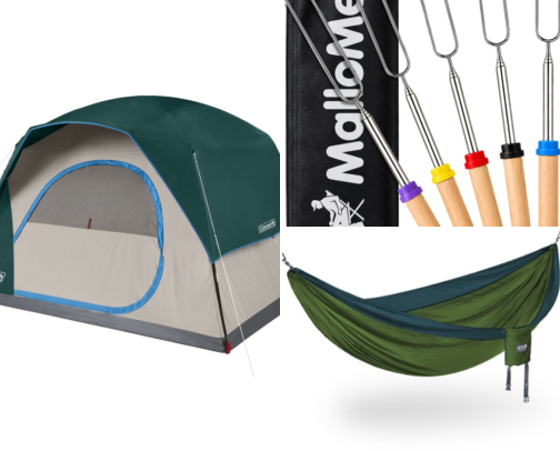 Fall Family Camping Essentials: Tent, Sleep, Camp Kitchen & Campfire Gear cover photo collage