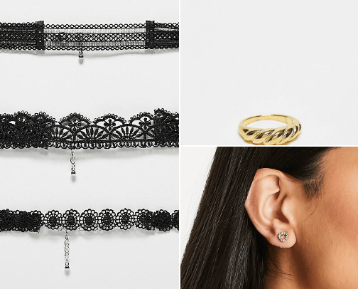 jewellery cover photo collage