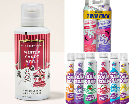 Bath and body works soap cover photo collage