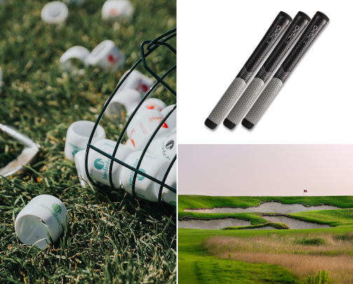 My life in golf cover photo collage