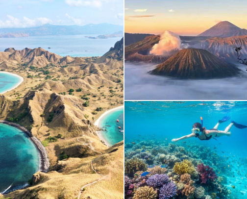 Places to Visit at Least Once in Your Lifetime - Indonesia 🇮🇩 cover photo collage