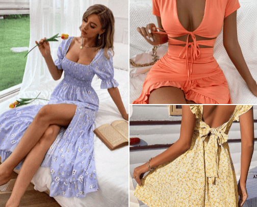 Dresses for the spring collection🌸 cover photo collage