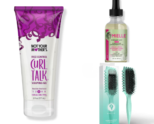 My curly hair must haves ❤️ cover photo collage