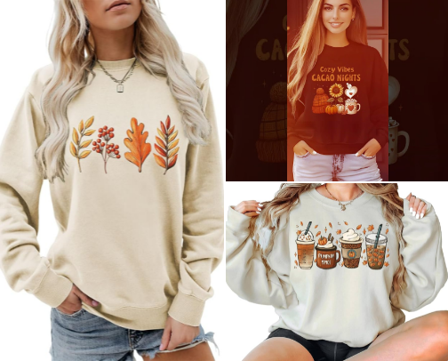 Fall fashion women & girls cover photo collage