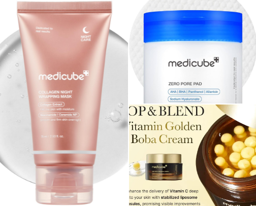 My Medicube faves cover photo collage