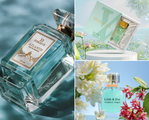 Perfumes cover photo collage