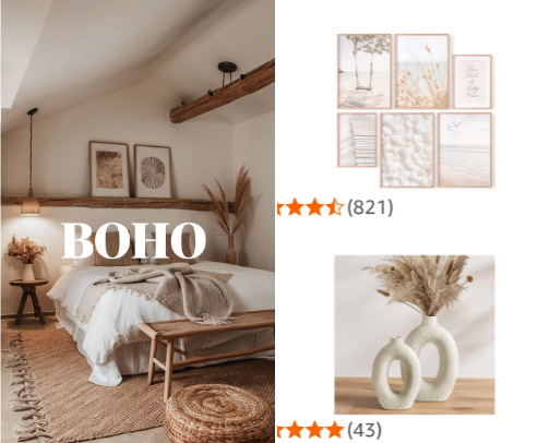Todo lo que necesitas para tú decoración de BOHO cover photo collage