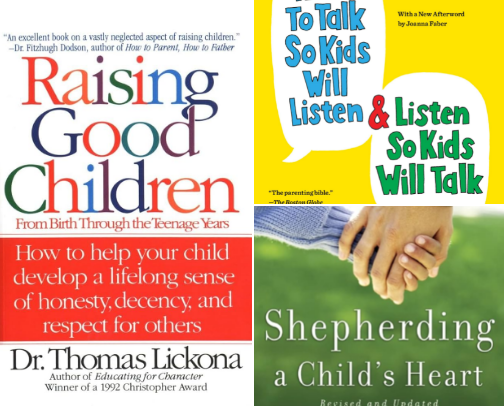 RAISING GOOD CHILDREN BOOK cover photo collage